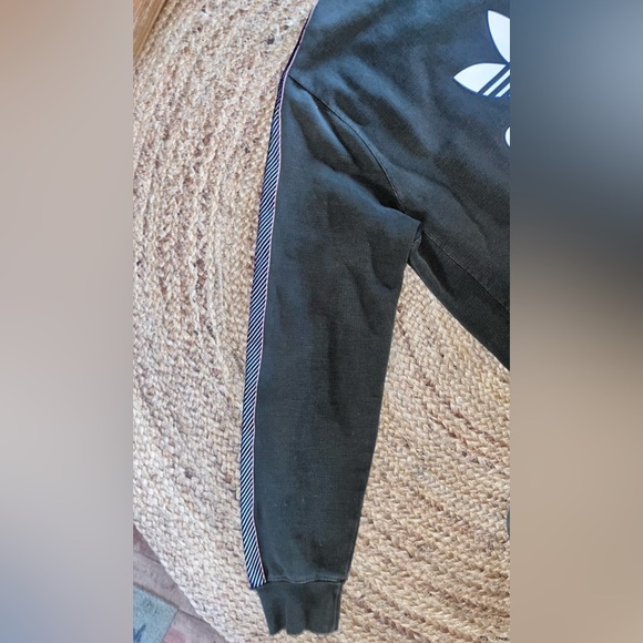 Unique -Rare-Vintage Thick Weave Adidas Sweatshirt -Washed Olive Green-Sz3XL-EUC - Picture 12 of 16